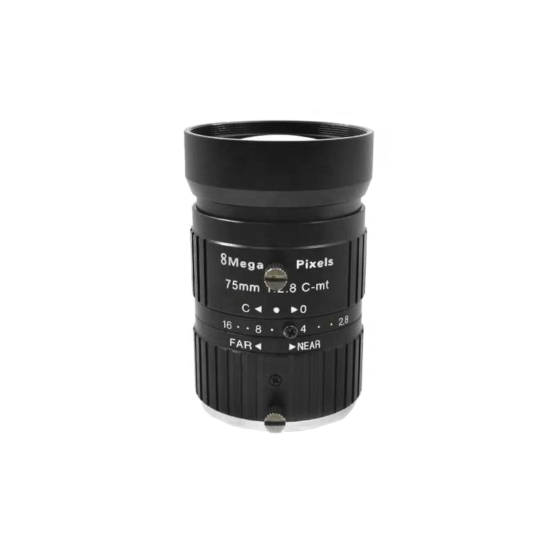 8MP 75mm Manual Iris Industrial Security CCTV Camera Lens C Mount