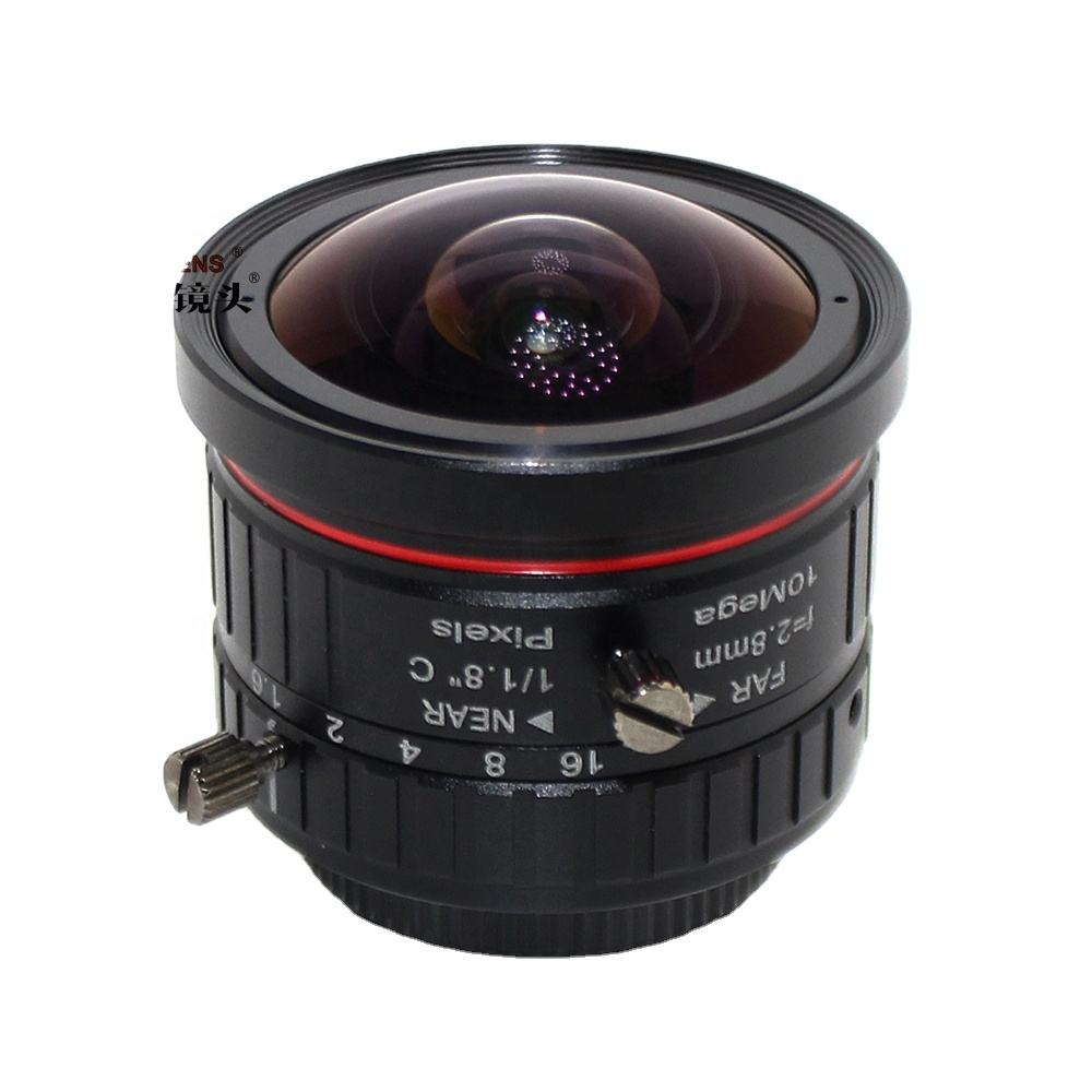 10MP 2.8mm lens 2/3" C Mount Lens IR F2.6 Manual Iris Industrial lens for IP CCTV CCD Camera BOX USB CAMERA