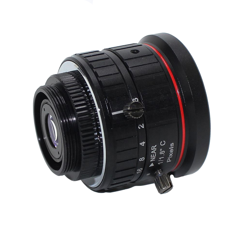 10MP 2.8mm lens 2/3" C Mount Lens IR F2.6 Manual Iris Industrial lens for IP CCTV CCD Camera BOX USB CAMERA