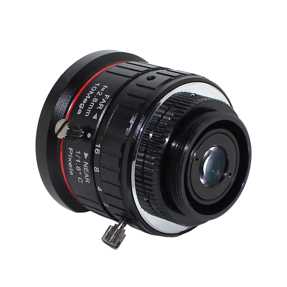 10MP 2.8mm lens 2/3" C Mount Lens IR F2.6 Manual Iris Industrial lens for IP CCTV CCD Camera BOX USB CAMERA