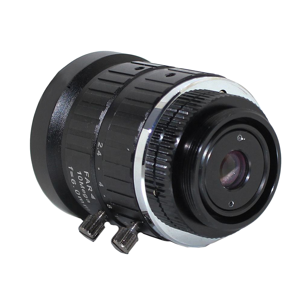 10mp 6mm lens 2/3" C Mount Lens IR F2.4 Manual Iris Industrial lens for IP CCTV CCD Camera BOX USB CAMERA