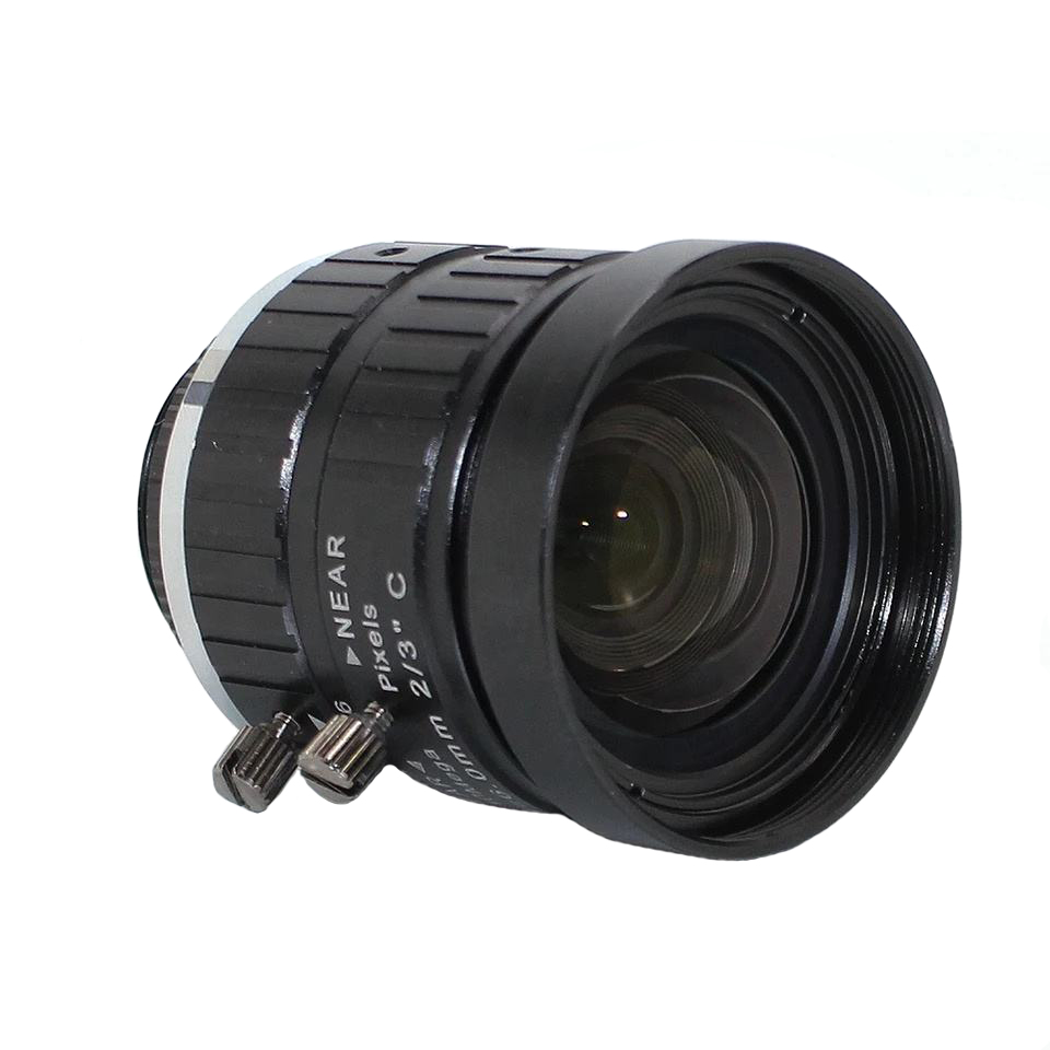 10mp 6mm lens 2/3" C Mount Lens IR F2.4 Manual Iris Industrial lens for IP CCTV CCD Camera BOX USB CAMERA