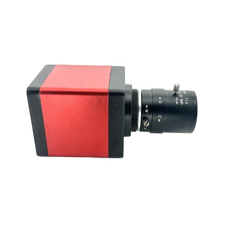 Manual Iris 2.8-12mm CS LENS With HD1080P HDMI VGA Industrial Video Microscope Camera Industry C MOUNT Camera