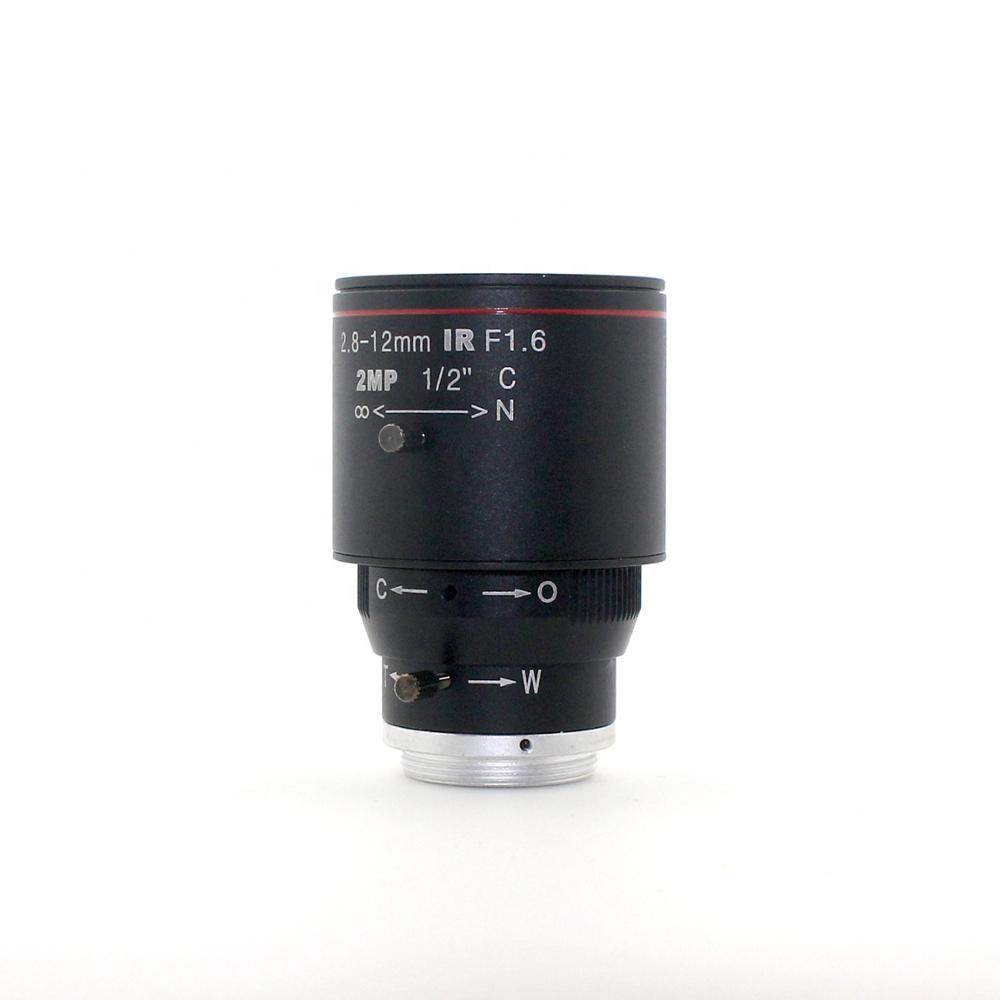 2MP Varifocal CCTV Lens 2.8-12mm with 1/2" C Mount Lens for IP Camera