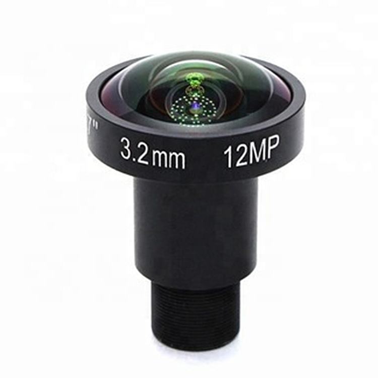 3.2mm M12 Mount 12MP Wide Angle CCTV Lens