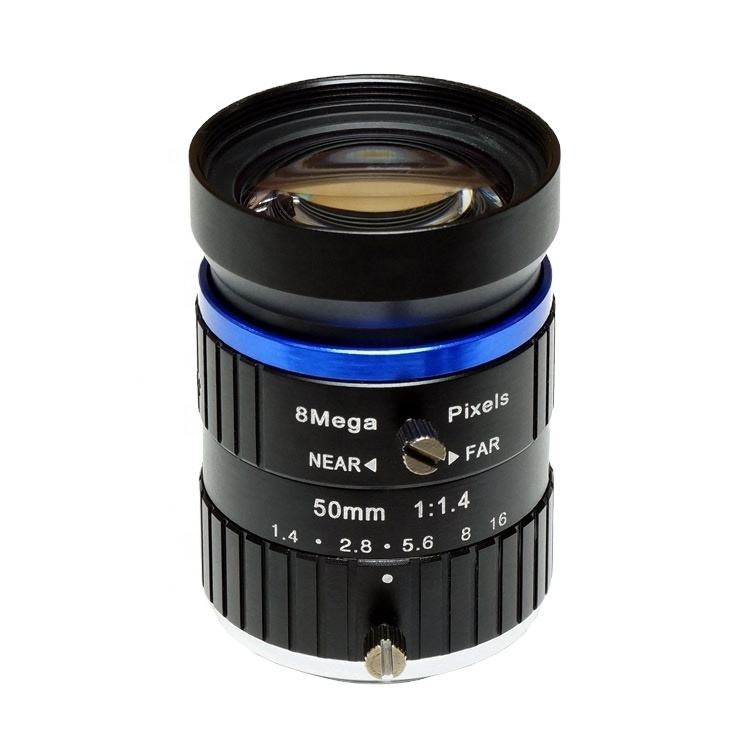 High Quality Machine Vision Lens 50mm 4K Lens F1.4 CCTV Lens