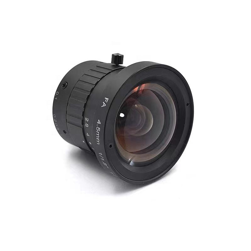 4.5mm C Mount low distortion Distortion Fixed Focus Lens For 1/1.8 Inch Cmos Camera