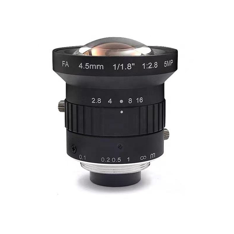 4.5mm C Mount low distortion Distortion Fixed Focus Lens For 1/1.8 Inch Cmos Camera