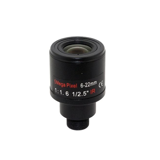 5MP 6-22mm lens M12 Manual Zoom Security CCTV Camera Lens