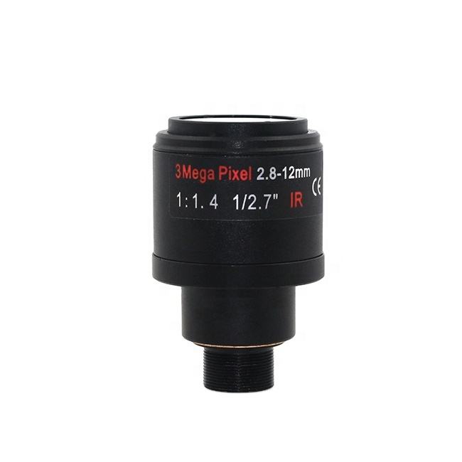 cctv lens 2.8-12mm Varifocal lens 1/2.7" 3MP F1.4 Manual Iris for cctv security camera