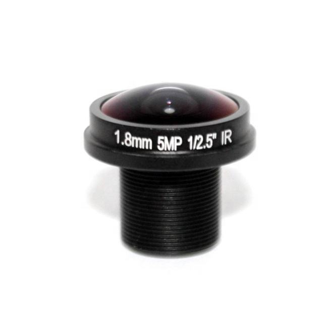 1.8mm Fisheye Lens for Day and Night 1/2.5" 5MP CCTV Camera lens IP Camera Lens