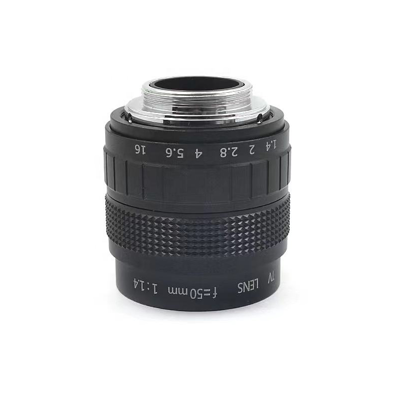 Machine Vision Lens 50mm F1.4 C Mount CCTV Lens