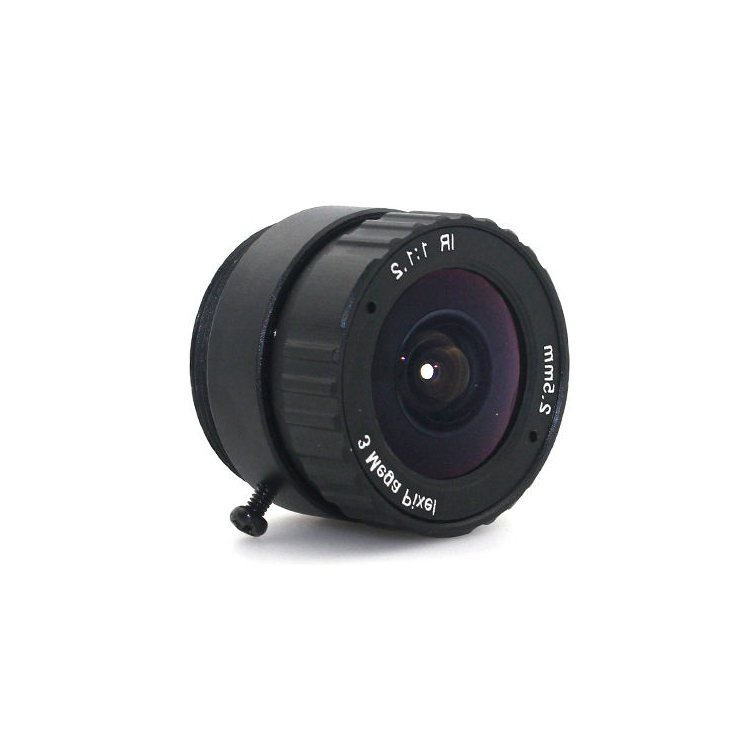 3MP 2.5mm CS lens suitable for both 1/2.5" and 1/3" CMOS chipsets for ip cameras and security cameras