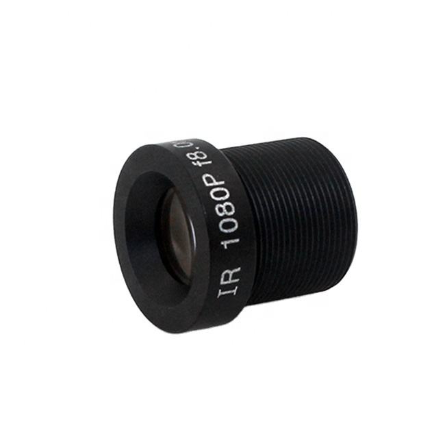 8mm F2.0 M12 1/3" HD 1080P Board lens for CCTV security IP Camera