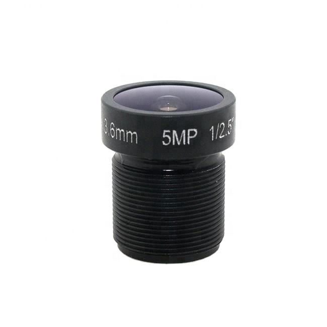 High Quality 3.6mm 5MP M12 Mount Board Lens CCTV Lens For CCTV Camera
