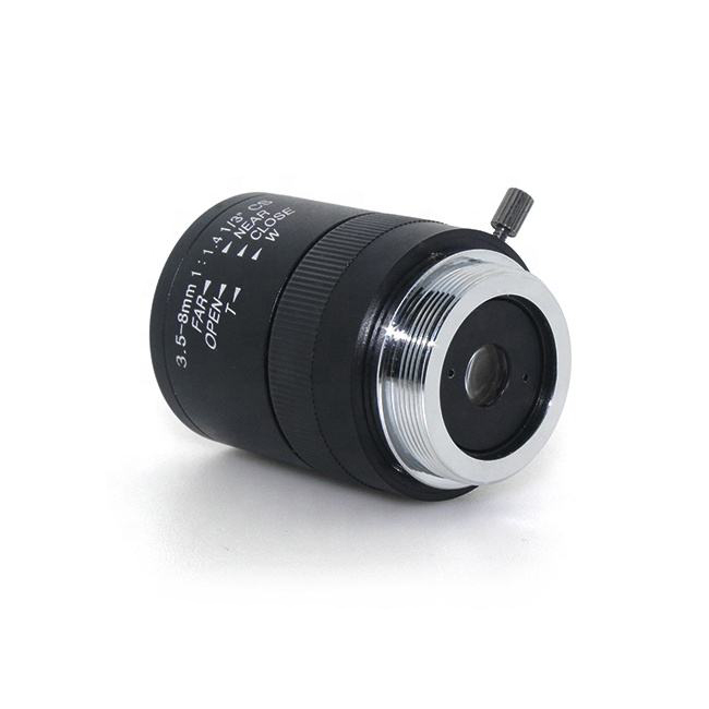 3.5-8mm F1.4 lens CS Mount Varifocal Manual CCTV Lens for CCTV Security Cameras