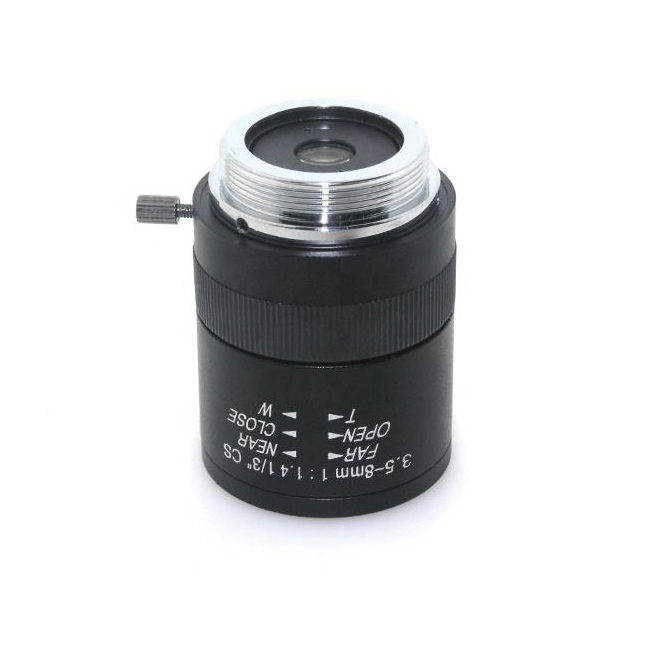 3.5-8mm F1.4 lens CS Mount Varifocal Manual CCTV Lens for CCTV Security Cameras