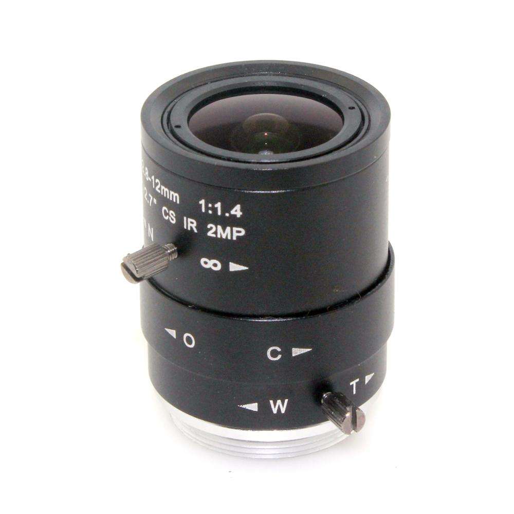 3MP 2.8-12mm CS Mount Manual Focal CCTV Lens IR 1/2.7" F1.4 for Security IP Camera