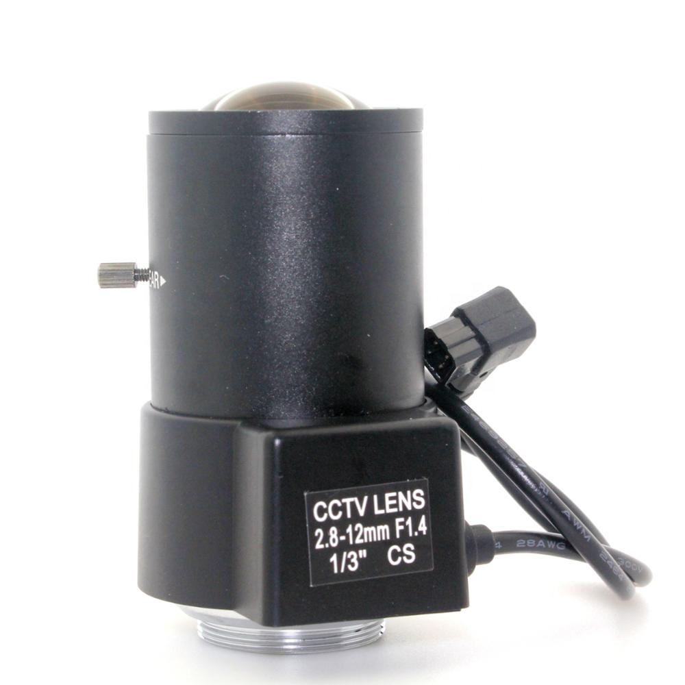 2.8-12mm HD Megapixel Varifocal Auto Iris Box Camera F1.4 CS For Camera CCTV Lens