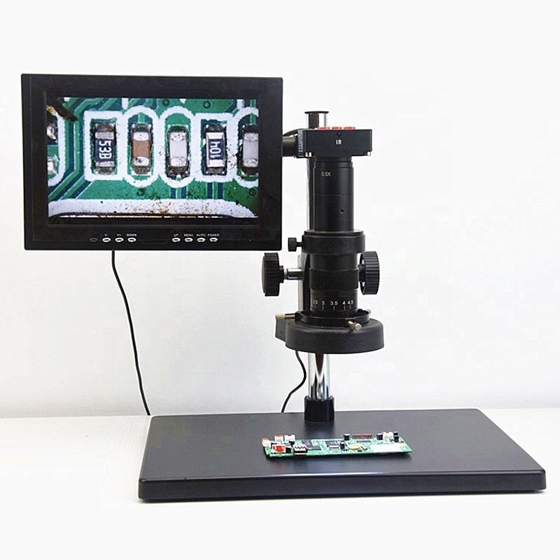 Microscope industrial camera 300 times lens holder XDS-10A digital large base plate focusing lifting test bench