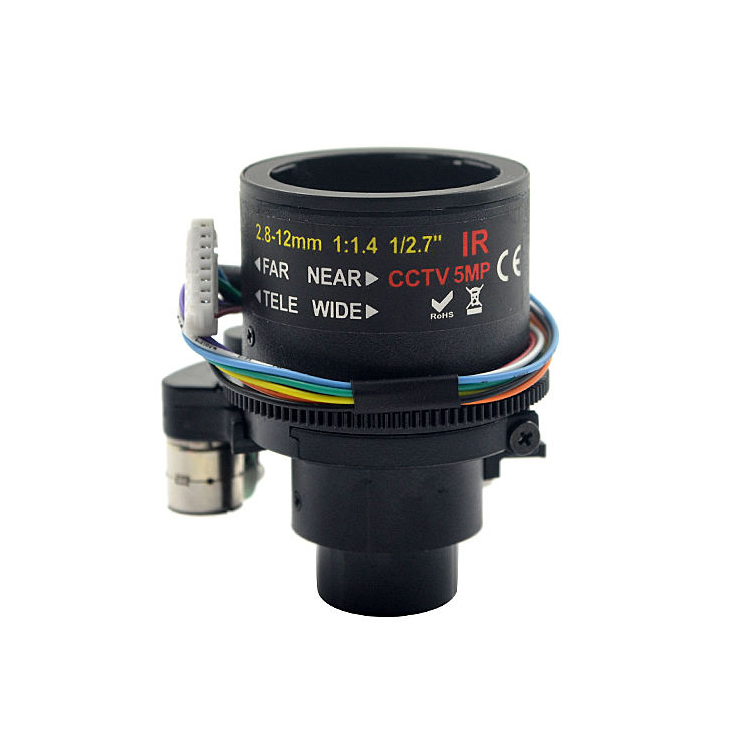 2.8-12mm F1.4 5MP Motorized Auto Iris IR CCTV Camera Lens