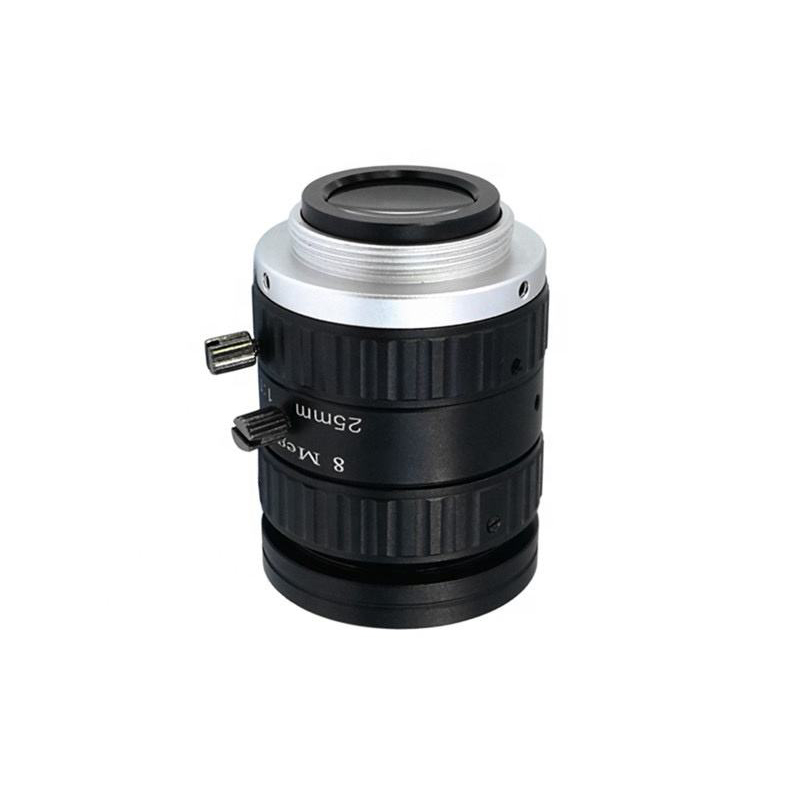 FA 8MP 25MM C Mount Aperture F1.8 1" Inch Industrial Distortionless Camera CCTV LENS