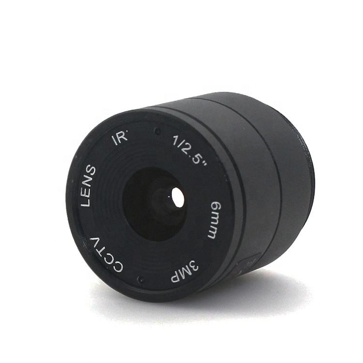 6mm 3MP CS Lens 1/2.5" F1.4 CS Fixed IR Megapixel CCTV Lens For CCTV Camera
