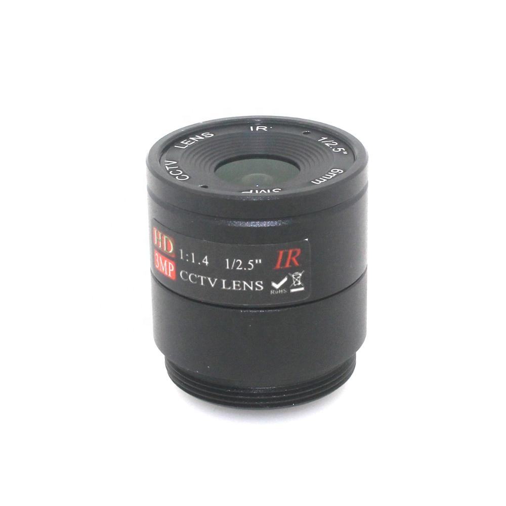 6mm 3MP CS Lens 1/2.5" F1.4 CS Fixed IR Megapixel CCTV Lens For CCTV Camera