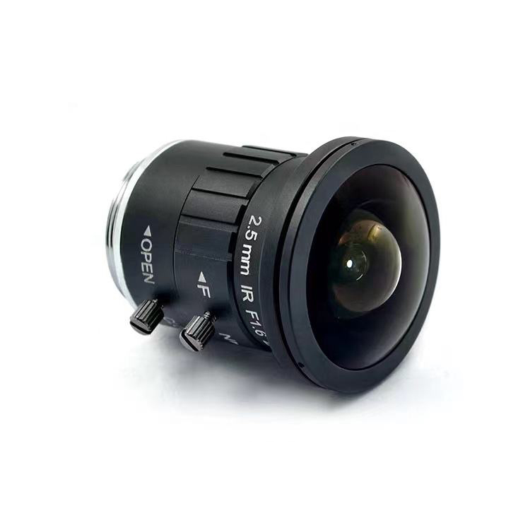 2.5mm 8Megapixel Manual Fixed Lens C Mount CCTV Industrial Lens