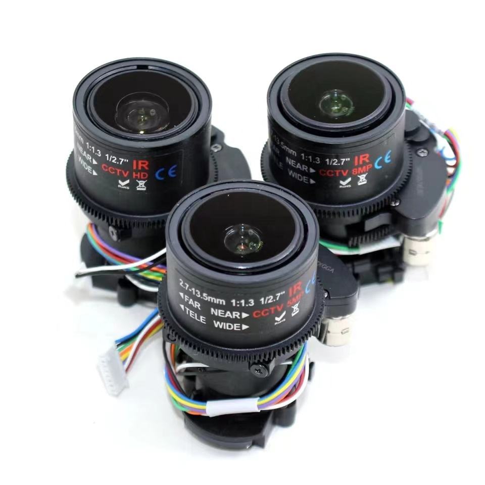 2.7-13.5mm 5MP 1/2.7" F1.3 Motorized Lens CCTV Camera Lens For Cctv Security Camera