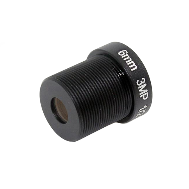 6mm 3MP 1/2.5 F1.8 M12 for CCTV Camera IP Camera