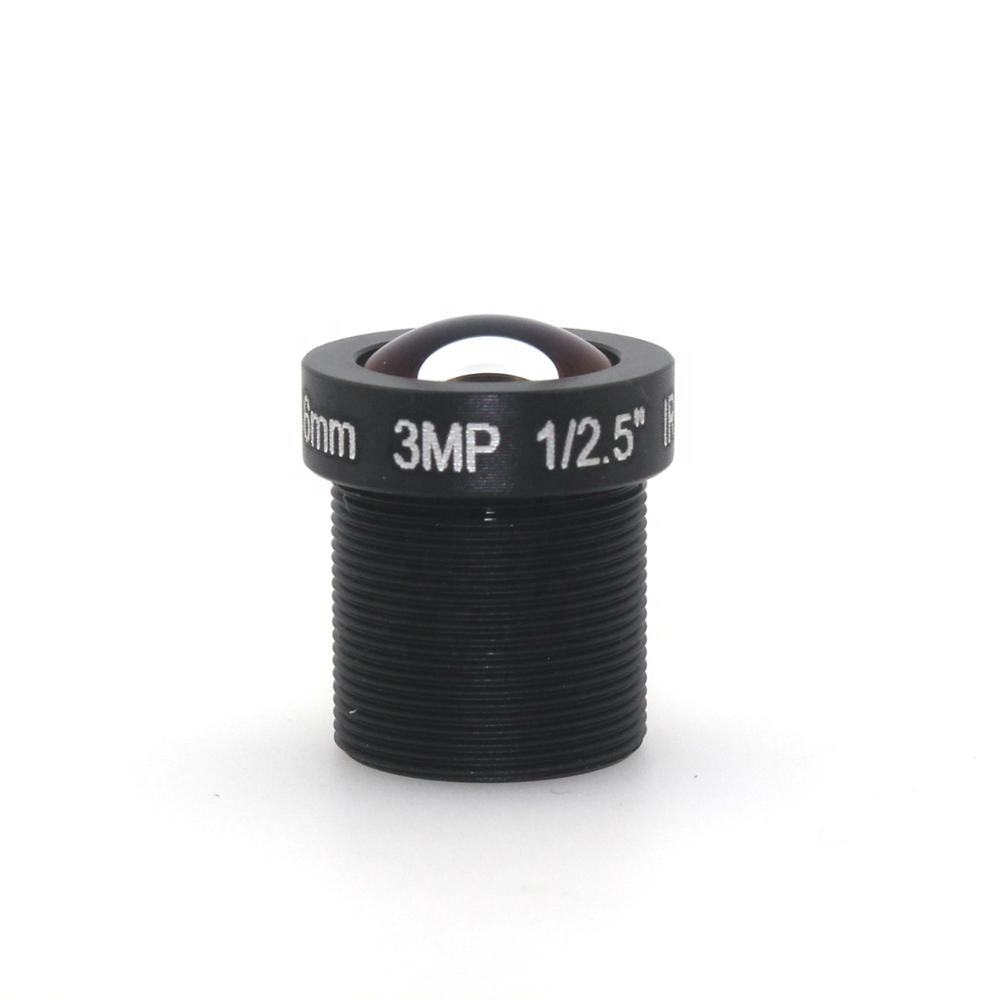 6mm 3MP 1/2.5 F1.8 M12 for CCTV Camera IP Camera