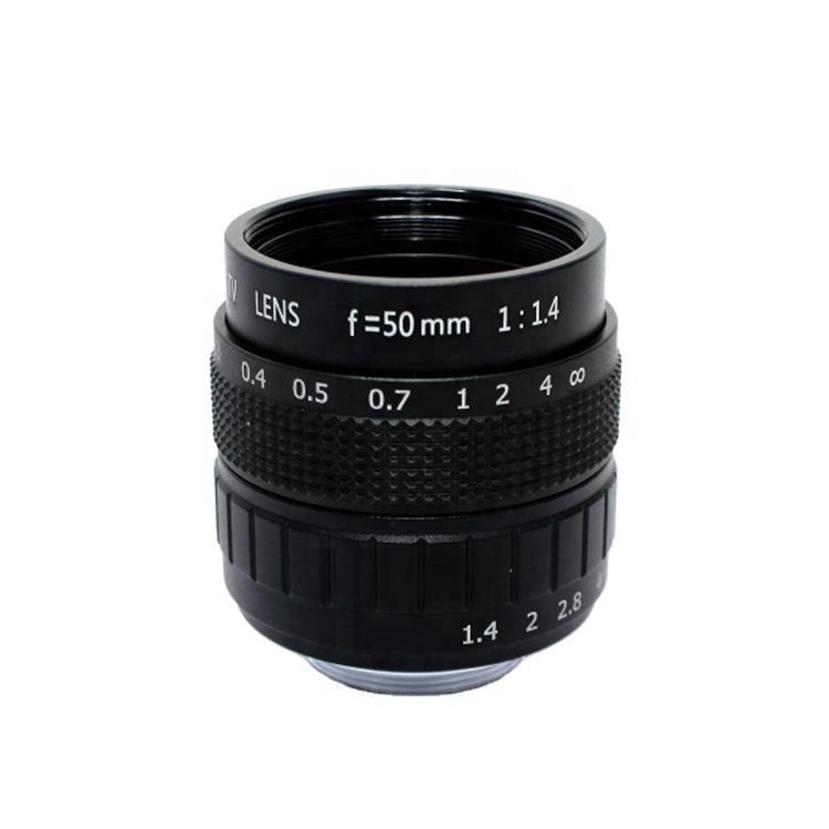 Machine Vision Lens 50mm F1.4 C Mount CCTV Lens