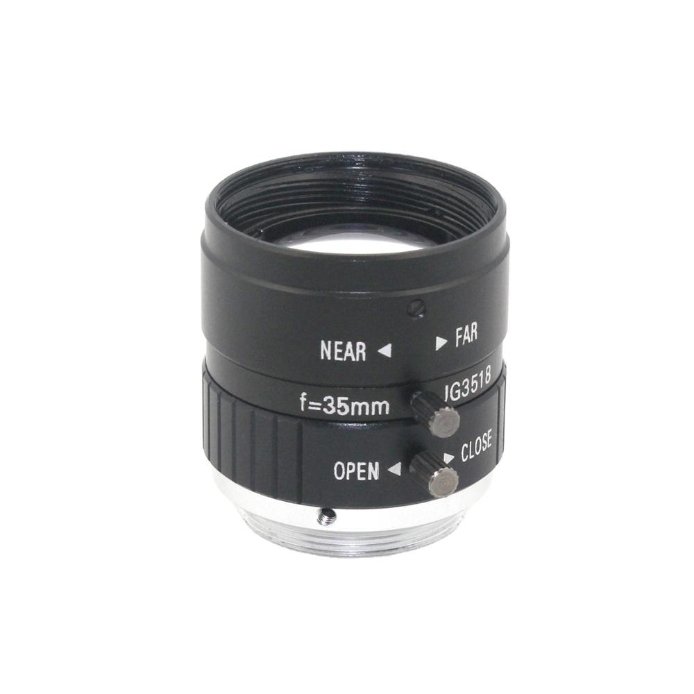 5MP 35mm F1.7 HD Industrial Camera Fixed Manual IRIS Focus Zoom Lens C Mount CCTV Lens for CCTV Camera