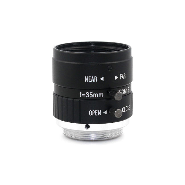 5MP 35mm F1.7 HD Industrial Camera Fixed Manual IRIS Focus Zoom Lens C Mount CCTV Lens for CCTV Camera