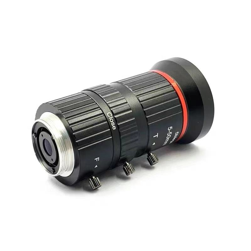 5MP Varifocal Lens 5-50mm CS Mount Manual iris F1.4 For industry CCTV IP Camera