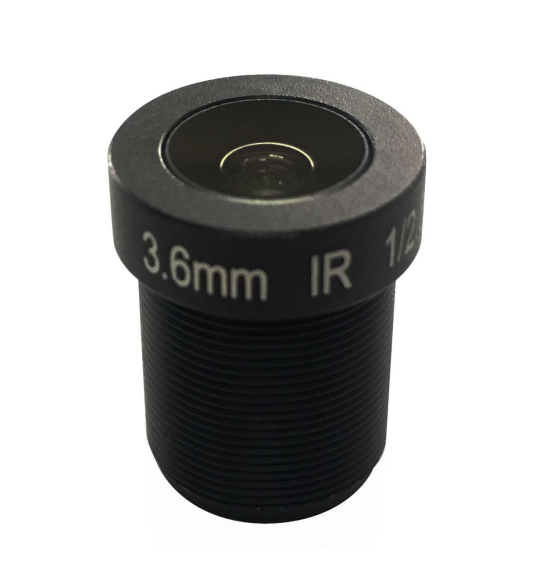 New Product M12*0.5 3.6mm 1/1.7" format 5mp F2.0 Ir Correction 135.7" degree CCTVLens