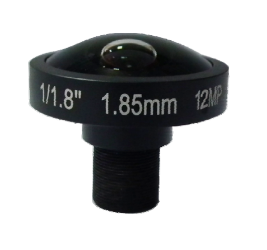 New Product M12*0.5 1.85mm 5.6mm format 12mp F2.0 Ir Correction 185 degree fisheye Cctv Lens