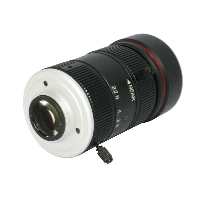 C Mount 1" 12MP 12mm fixed focal length F1.4 iris CCTV Lens for Traffic Monitoring Camera