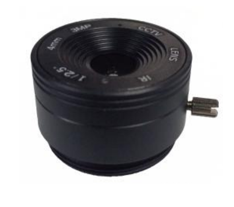CS-Mount lens with 1/2.5" format 4MM 3MP F1.8 Lens