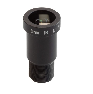 1/1.7 inch format F1.8 8mm 12 megapixel 4k m12 board lens