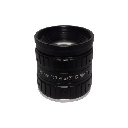 Factory Cheap Price Good Quality C-M25(5Mp)-23F14-2 C-Mount 2/3" 25Mm 5Mp F1.4 Lens For Anpr Camera