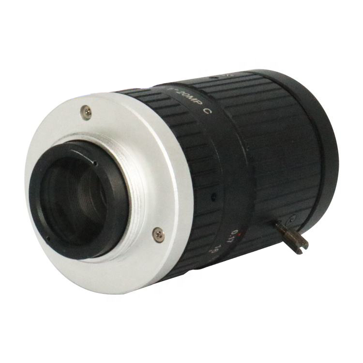 Foctek 50mm 1.1" 20MP C Mount Low Distortion FA Fixed Focal Optical Lens for Industrial cameras