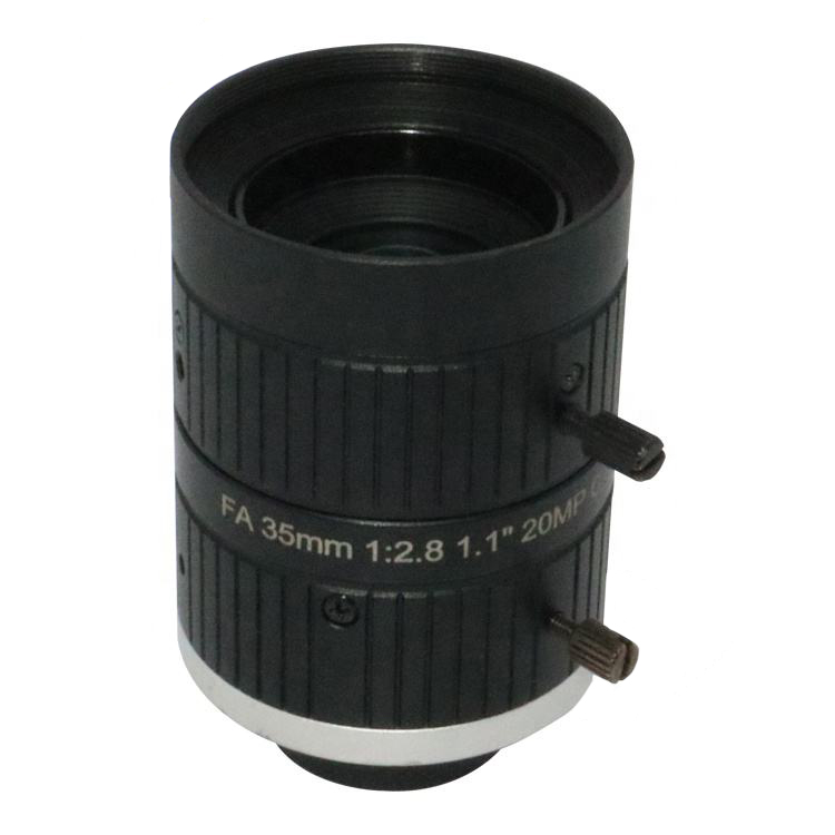Foctek 35mm 1.1" 20MP C Mount Low Distortion FA Fixed Focal Optical Lens for Industrial cameras