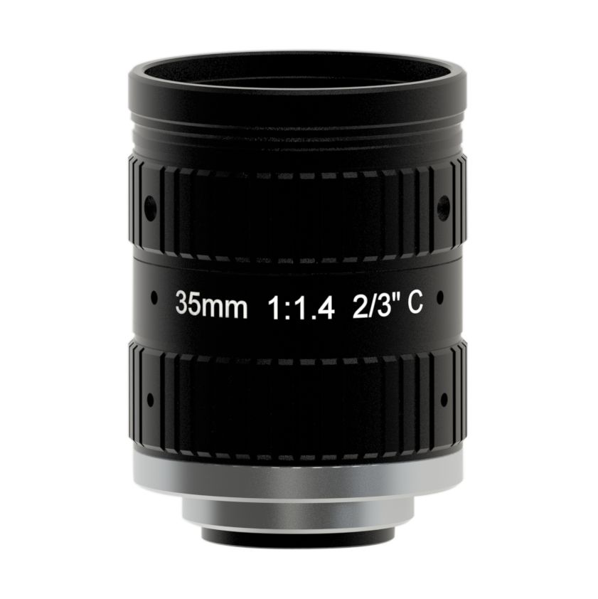 Factory Direct Price C-M35(5Mp)-23F14-2 C-Mount 2/3" 35Mm 5Mp F1.4 Lens For Anpr Camera