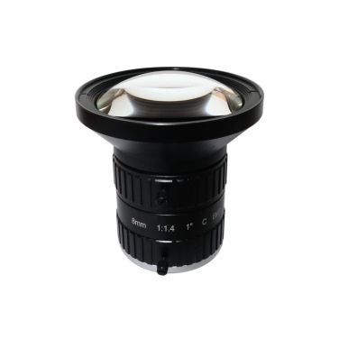 Hot Selling C-M8(8Mp)-S1F14-01 C-Mount 1" 8Mm 8Mp F1.4 Lens For Anpr Camera Speed Enforcement Camera