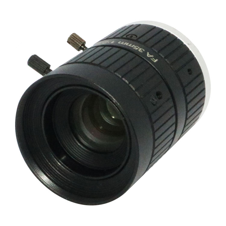 C-Mount Machine Vision Factory Automation Lens 20MP 8K UHD 35mm fixed focal length F2.8 iris 1.1" inch