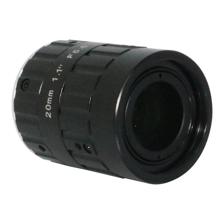 C-Mount FA lens 1"inch format 20mm focal length 8K 20MP F5.6 iris lens for Machine Vision