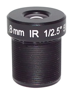 Foctek Hot Selling Product M12*0.5 1/2.5" 8Mm 5Mp F2.0 Ir Correction Cctv Lens For Security