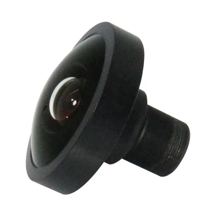 M12 Mount 5.6mm image size 12MP resolution and 185 degree CCTV Fisheye Lenses with 1.85mm focal F2.0 iris